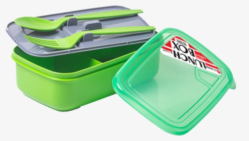 Elianware Lunch Box With Spoon And Fork, HD Png Download, Free Download