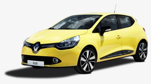 Yellow Renault Clio Car - Renault Car Png, Transparent Png, Free Download