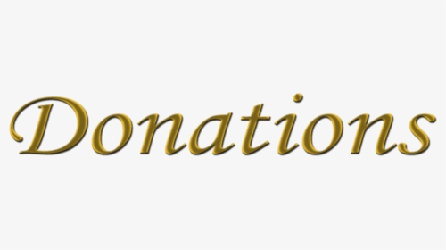 Donations Banner Logo - Donations Logo, HD Png Download, Free Download