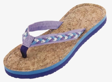 Sandals Girls Braided Cork Sole - Flip-flops, HD Png Download, Free Download
