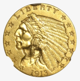 50 Indian Head Gold Coin , Png Download - American Buffalo, Transparent Png, Free Download