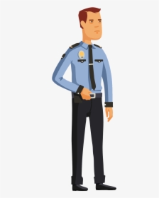 Shri Karni Facility Management - Animated Security Officer Security Guard, HD Png Download, Free Download