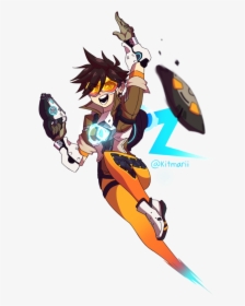 Tracer Decided To Draw This Gal Again To See How Much - Tracer Logo Trasparent Background, HD Png Download, Free Download