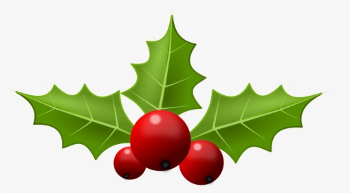 Holly Remix - Transparent Background Christmas Holly Clipart, HD Png Download, Free Download