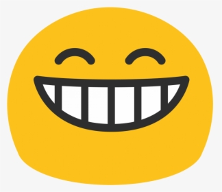 Smiley Looking Happy Png Image - Android Smiling Emoji, Transparent Png, Free Download