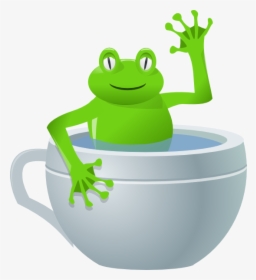 Free Vector Frog In Tea Cup Clip Art - Cup Clipart, HD Png Download, Free Download