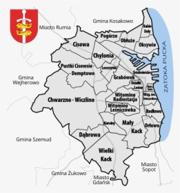 Gdynia Districts Fulfiled - Gdynia, HD Png Download, Free Download