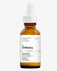 Resveratrol 3% Ferulic Acid 3% - Caffeine Solution The Ordinary, HD Png Download, Free Download
