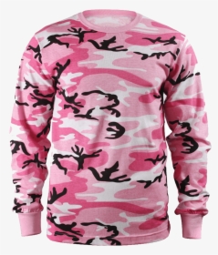 Rothco Long Sleeve Camo T Shirts - Pink Camo Long Sleeve Shirt, HD Png Download, Free Download