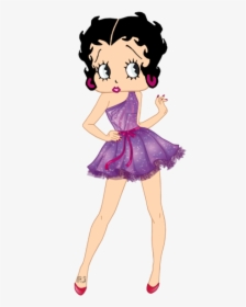 Bb Purple Dress - Betty Boop, HD Png Download, Free Download