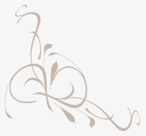Floral Swirl Svg Clip Arts - Floral Vector Transparent Background, HD Png Download, Free Download