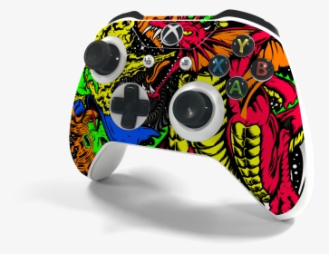 Xbox One S Controller Wizard Camo Decal Kit"  Class="lazyload - Game Controller, HD Png Download, Free Download