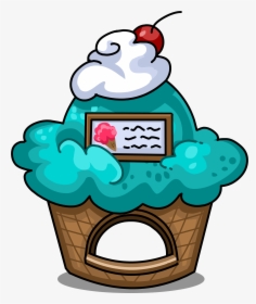 Club Penguin Wiki - Illustration Stand Ice Cream, HD Png Download, Free Download