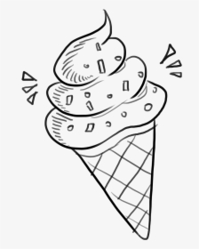 #emoji #ıcecream #line #drawing #freetoedit #귀여운 #可愛い - Ice Cream Drawing Png, Transparent Png, Free Download