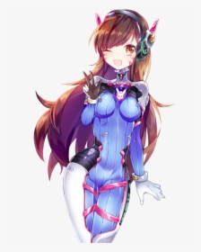 Transparent Overwatch D - D Va Anime, HD Png Download, Free Download