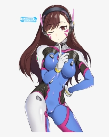 D Va Anime Hentai, HD Png Download, Free Download