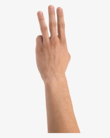Three Fingers Hand Png, Transparent Png, Free Download