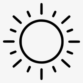 Sun Black And White Png - Sun And Moon Png, Transparent Png, Free Download