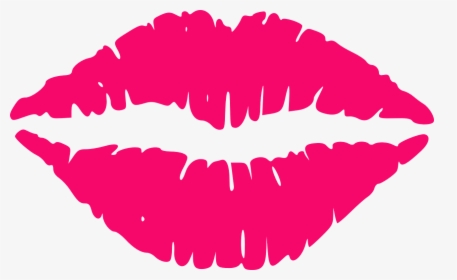Lips, Kiss, Print, Pink, Alluring, Love, Letter - Pink Lips Clipart, HD Png Download, Free Download