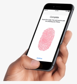 Phone In Hand Png - Touch Id, Transparent Png, Free Download