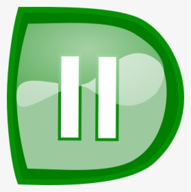 Green Pause Button Clipart, HD Png Download, Free Download