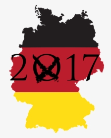 Transparent Sektglas Clipart - Map Germany Flag Icons Png, Png Download, Free Download
