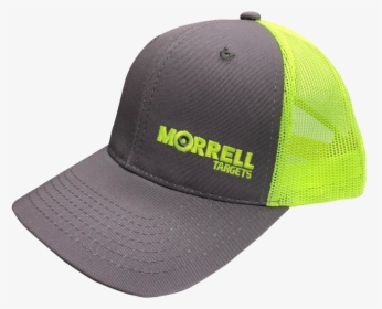 Morrell Targets Grey And Neon Structured Hat - Baseball Cap, HD Png Download, Free Download