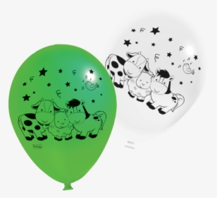 Balão De Látex Decorado Para Festa Fazendinha Com 25 - Balao Fazendinha, HD Png Download, Free Download