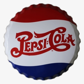 Large Pepsi Cap Sign - Pepsi Cola Logo Retro, HD Png Download, Free Download