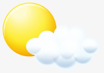 Clouds Png Sun - Sun And Clouds Transparent, Png Download, Free Download