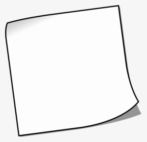Blank Sticky Note Svg Clip Arts, HD Png Download, Free Download