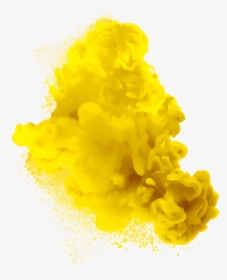Smoke Png - Yellow Colour Splash Png, Transparent Png, Free Download