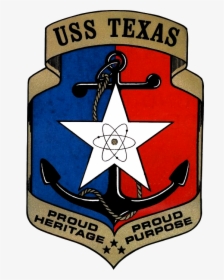 Uss Texas Insignia, 1983 - Emblem, HD Png Download, Free Download