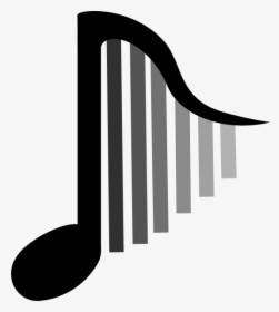 Harp Note Svg Clip Arts, HD Png Download, Free Download