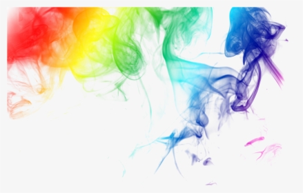 Rainbow Colored Smoke Png - Transparent Background Colourful Smoke Png, Png Download, Free Download