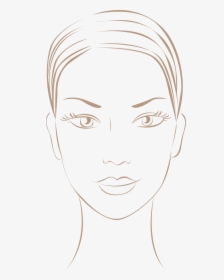 Clipart Freeuse Veins Drawing Face - Sketch, HD Png Download, Free Download