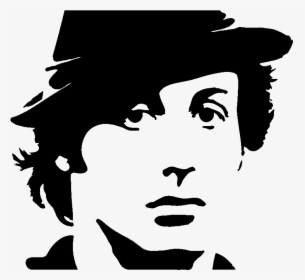 Sticker Portrait Sylvester Stallone Ambiance Sticker - Sylvester Stallone Silhouette, HD Png Download, Free Download
