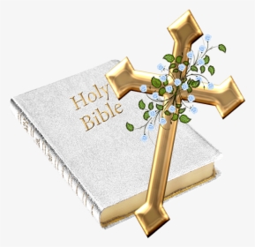 Images Of Christian Cross And Bible - Holy Bible And Cross Png, Transparent Png, Free Download