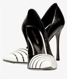 Transparent Stiletto Png - White And Black Stilettos, Png Download, Free Download