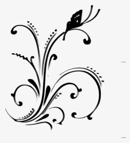 Free Fancy Cliparts Download - Black And White Butterflys, HD Png Download, Free Download