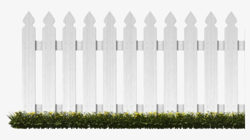 White Picket Fence Png, Transparent Png, Free Download