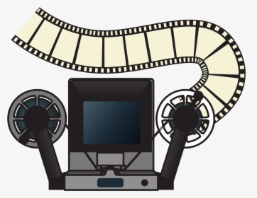 Analog Film Editing Machine Clip Arts - Movie Editing Clip Art, HD Png Download, Free Download