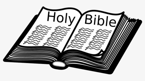 Bible Clipart Black And White, HD Png Download, Free Download