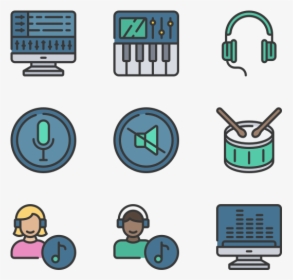 Music Production - Music Production Icon, HD Png Download, Free Download
