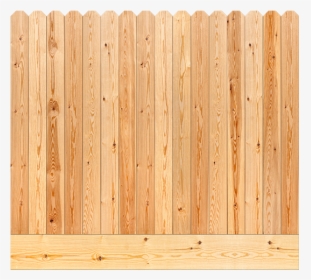 Privacy Wood Fence With Rot Board, HD Png Download, Free Download