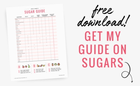 Get My Free Sugars Guide - Poster, HD Png Download, Free Download