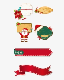 Claus Christmas Decoration Cartoon Collection - Santa Claus Borders Christmas, HD Png Download, Free Download