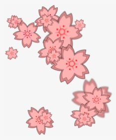 Cherry Blossom Petals Clipart , Transparent Cartoons - Cherry Blossom Petals Clip Art, HD Png Download, Free Download