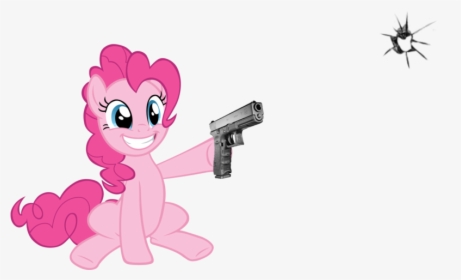 Pinkie Pie With A Gun, HD Png Download, Free Download