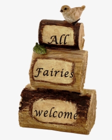 All Fairies Welcome Fairy Garden Cairn - Birthday Cake, HD Png Download, Free Download